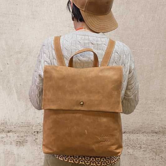 Lorena mochila de piel PielCONTRApiel