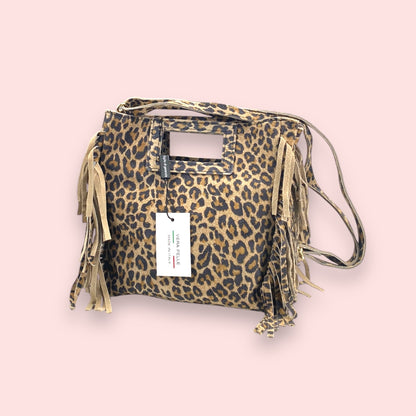 Dylan borsa pelle con frange